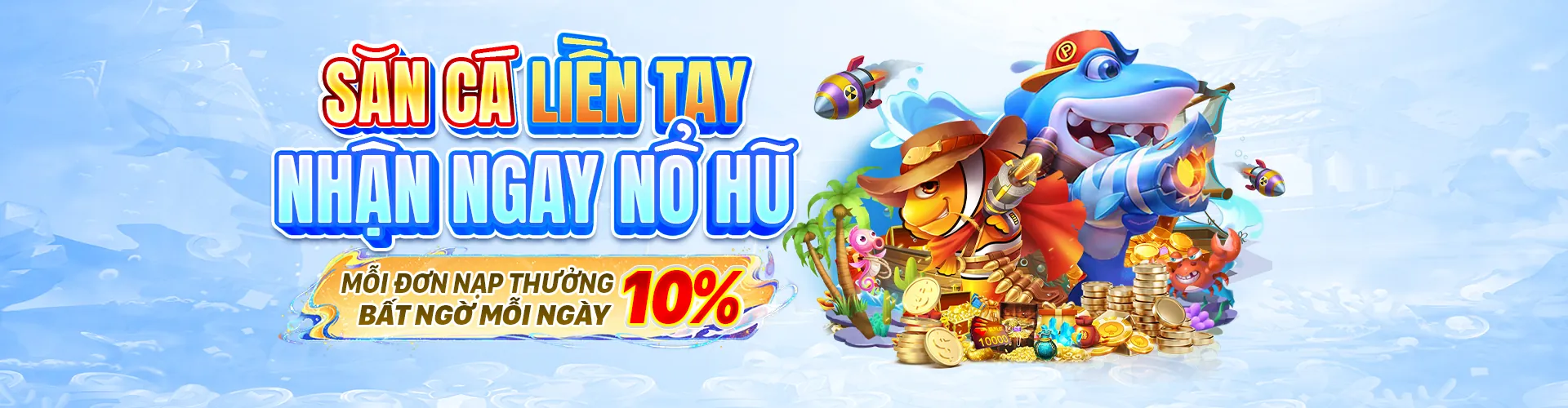 Hình ảnh đại dương huyền ảo với các loài cá đa dạng trong game bắn cá tại J88